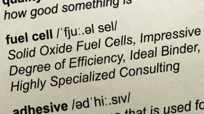 Auszug aus einem Lexikon zu dem Begriff Fuel Cells