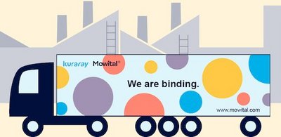 Get to know your business partner | Mowital® Truck with Mowital® advertising